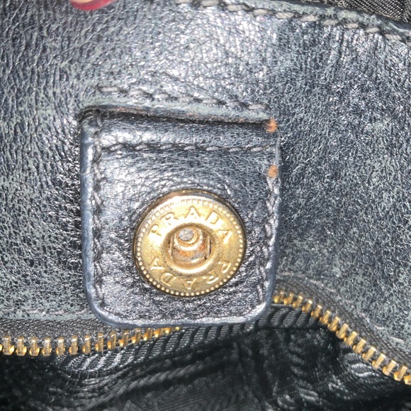 Prada Gorgeous Nylon and Leather Tote with Decorative Gathered Band - Picture 12 of 15